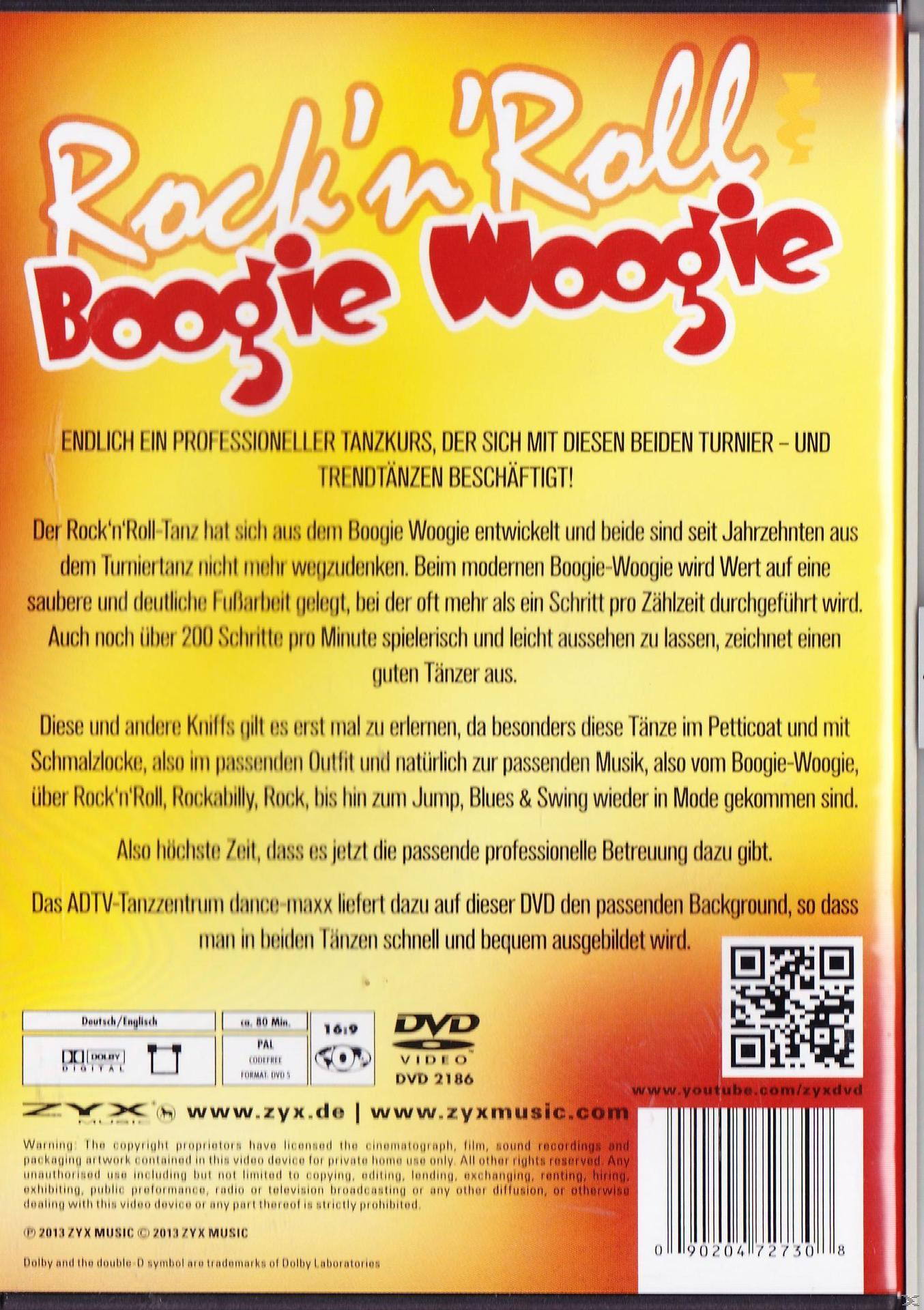 DVD-Cover mit Text 'Rock'n'Roll Boogie Woogie' und etwas Text auf Deutsch.