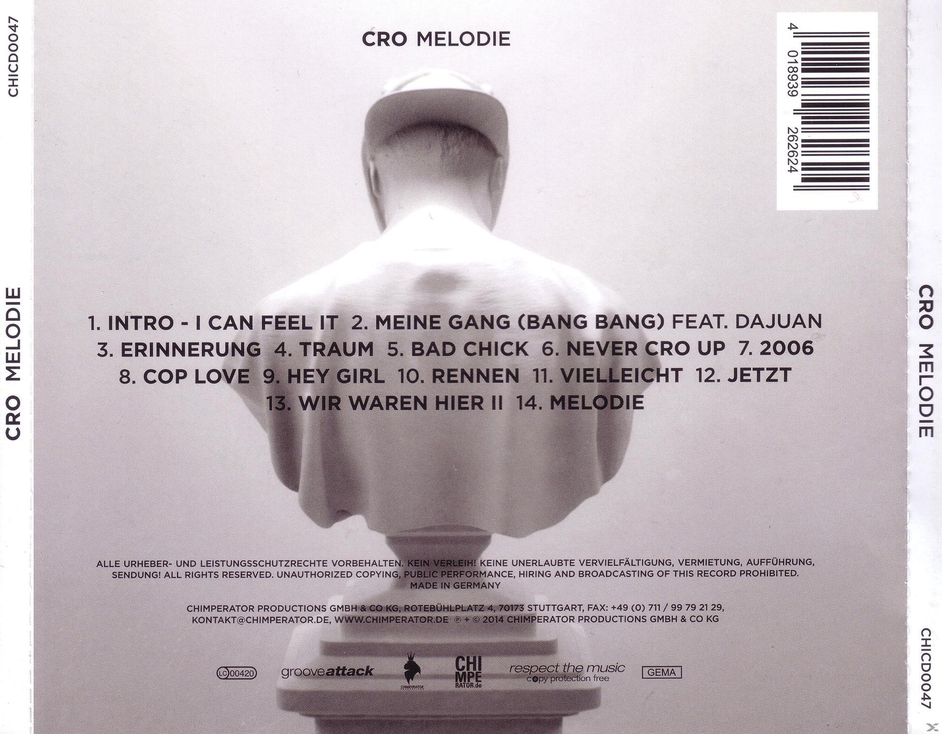 Cro - Melodie (Standard Edition)  - (CD)