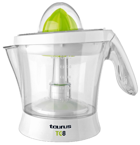 Exprimidor Tc8 924940taurus color blanco y verde 1l 40w 40 1 liter 0 decibelios multicolour 8 transparente 1000