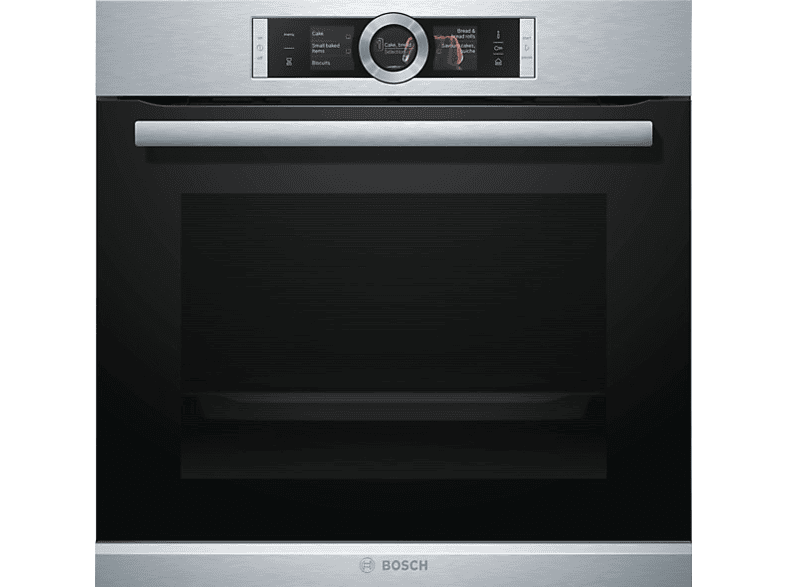 BOSCH HSG636BS1, Backofen mit Dampfgarfunktion (Einbaugerät, 71 l, 594 ...