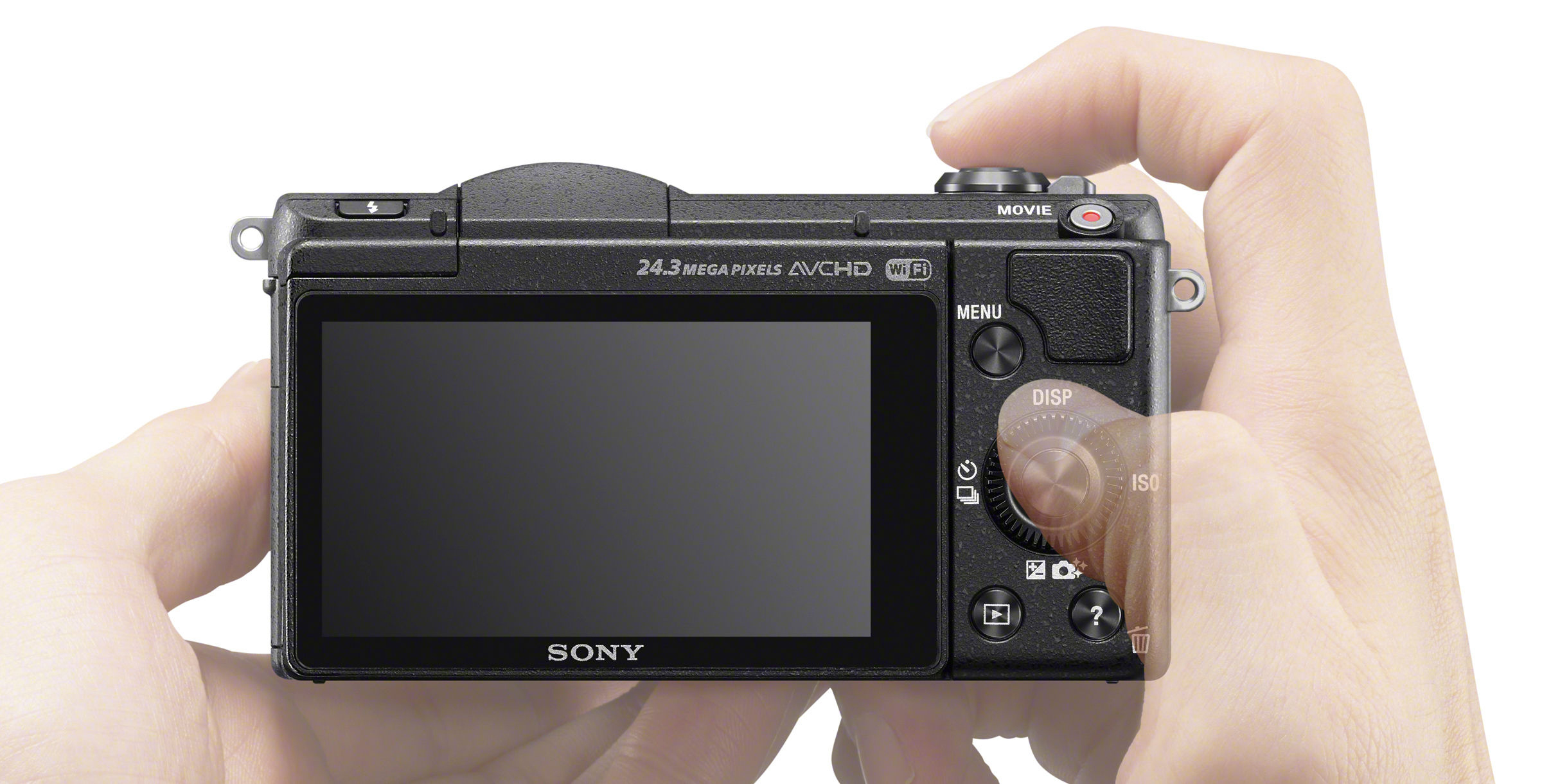 SONY Alpha 5100 (ILCE5100B.CEC) Systemkamera, 7,62 cm Display Touchscreen, WLAN