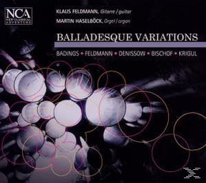 Martin Haselboeck (orgel Klaus Feldmann (gitarre), Feldmann,Klaus/Haselboeck,Martin - Balladesque Variations  - (CD)