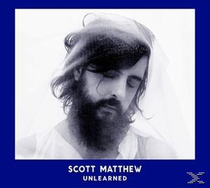 Scott Matthew Albumcover, Schwarzweißfoto eines Mannes mit Bart und geschlossenen Augen.