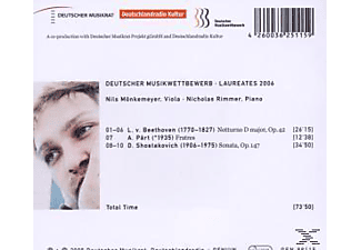 Mönkemeyer, Mönkemeyer,N./Rimmer,N. - Werke Für Viola Und Klavier  - (CD)