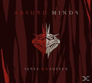 CD-Cover mit einer rot-weißen Illustration eines Gesichts und dem Namen der Band oben.