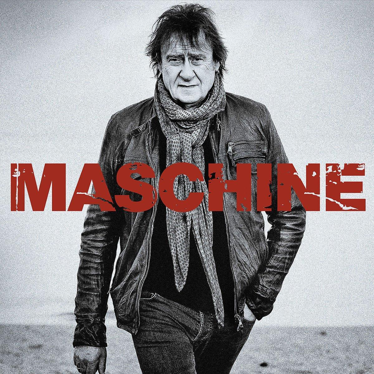 Maschine Albumcover, ein Mann in Jacke und Schal.