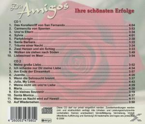 Die Amigos - IHRE SCHÖNSTEN ERFOLGE  - (CD)