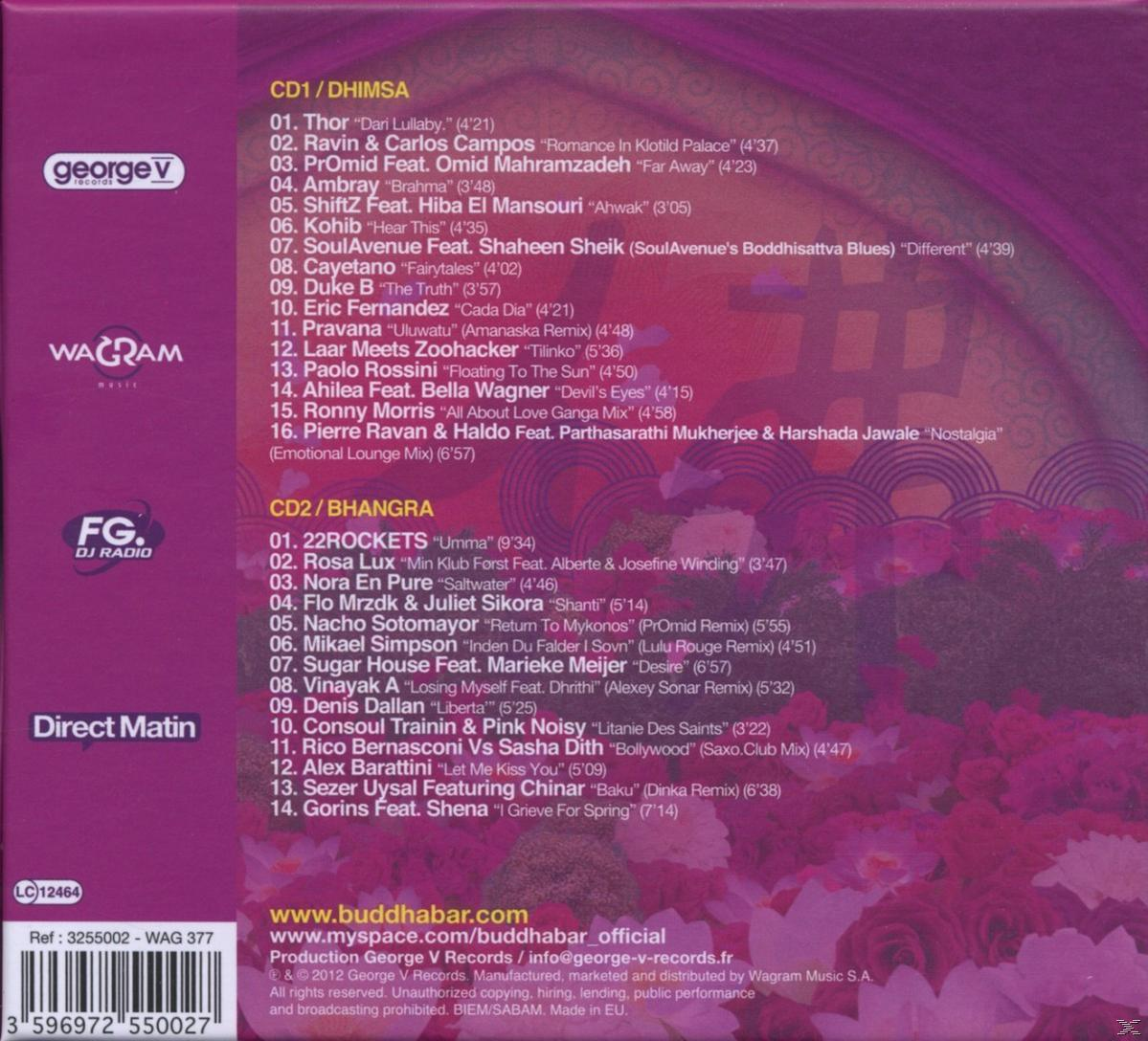 CD-Rückseite mit Songtiteln und Künstlern. Enthält ein Logo, Titellisten und Copyright-Informationen.
