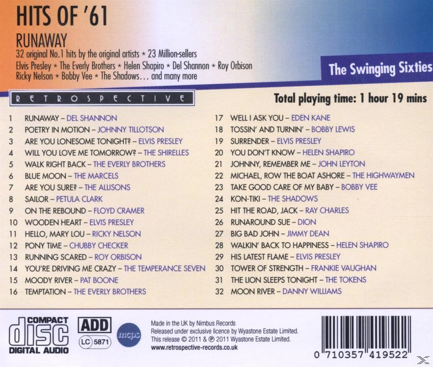 - Hits VARIOUS - (CD) \'61 Of Runaway