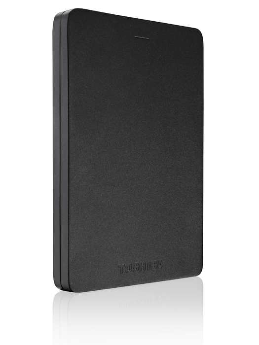 TOSHIBA Canvio Alu Festplatte, 2 TB HDD, 2,5 Zoll, extern, Schwarz