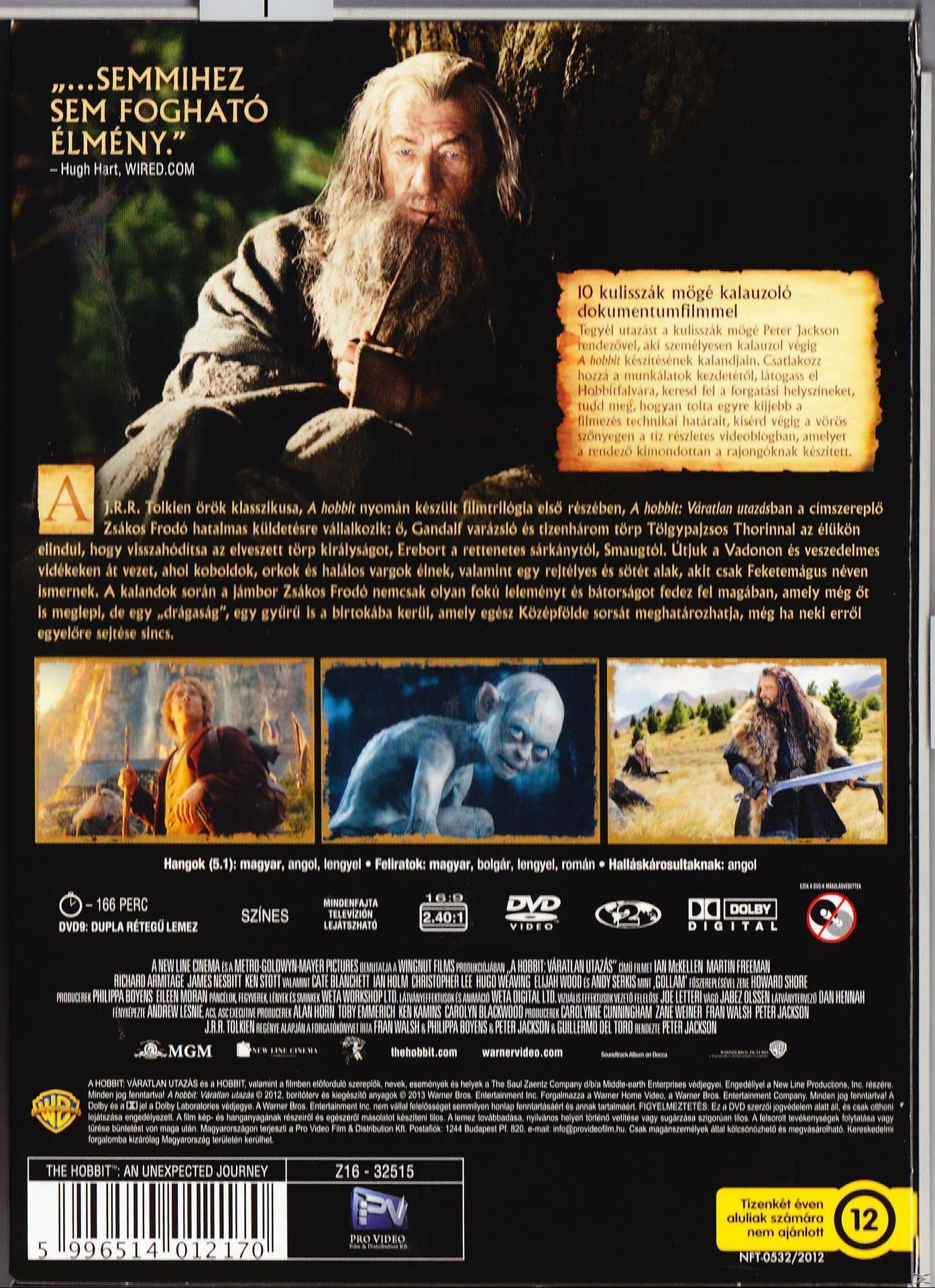 A Hobbit - duplalemezes - Váratlan utazás (DVD)
