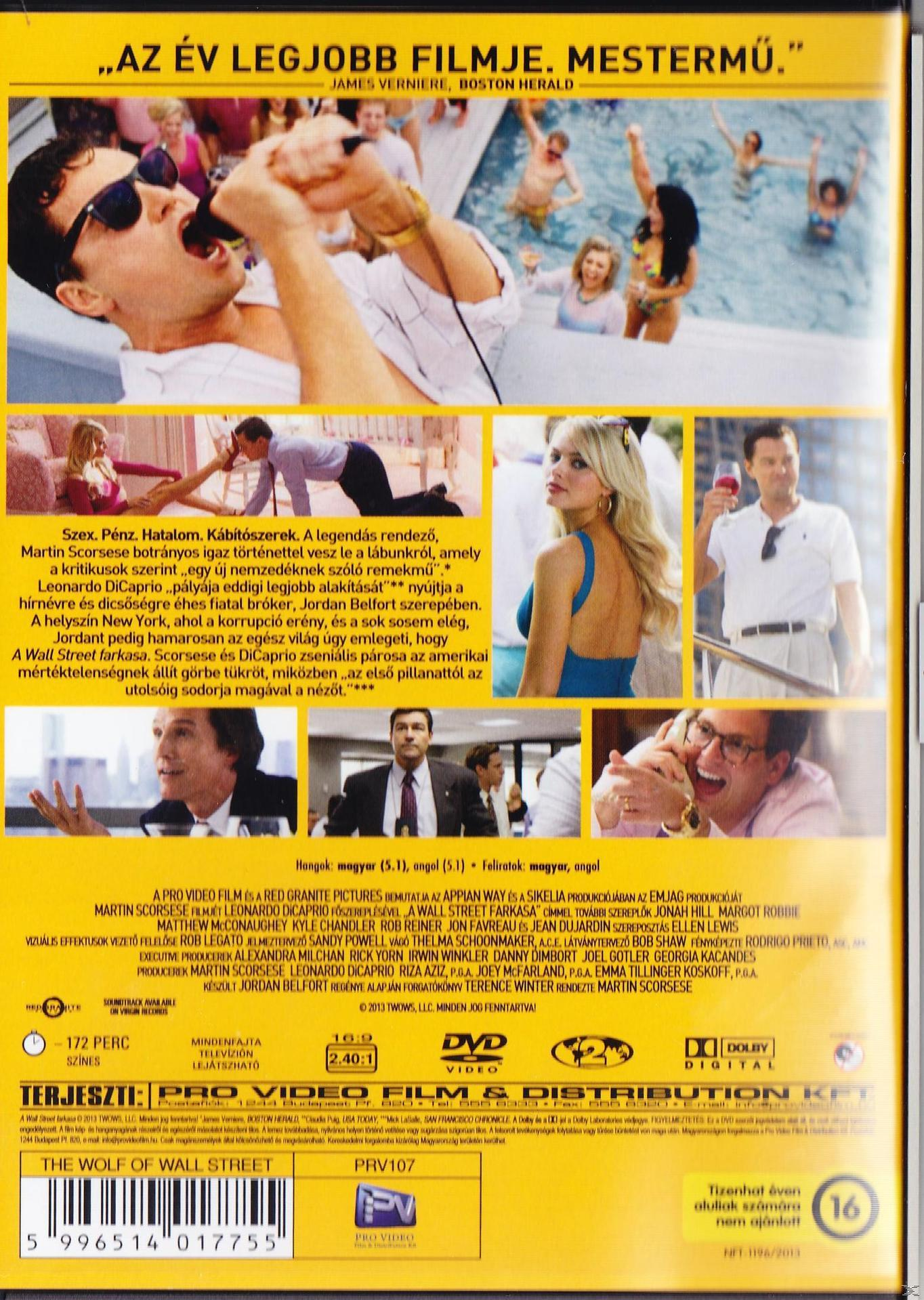 A Wall Street farkasa (DVD)