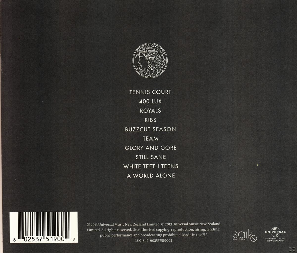CD-Cover auf Schwarz mit Album-Trackliste und einem Logo eines Frauengesichts.