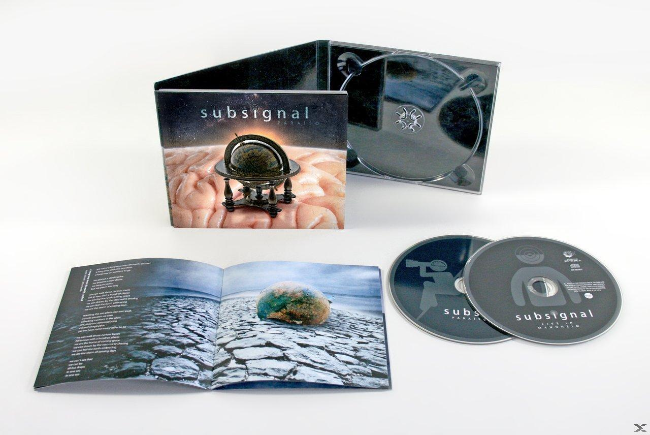 CD-Set mit einem Booklet, das ein Gehirn und eine Erde zeigt. Das Cover zeigt einen Globus.