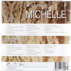 Albumcover: Die Ultimative Best of Michelle. CD1- und CD2-Tracklisten auf sepiafarbenem Hintergrund.