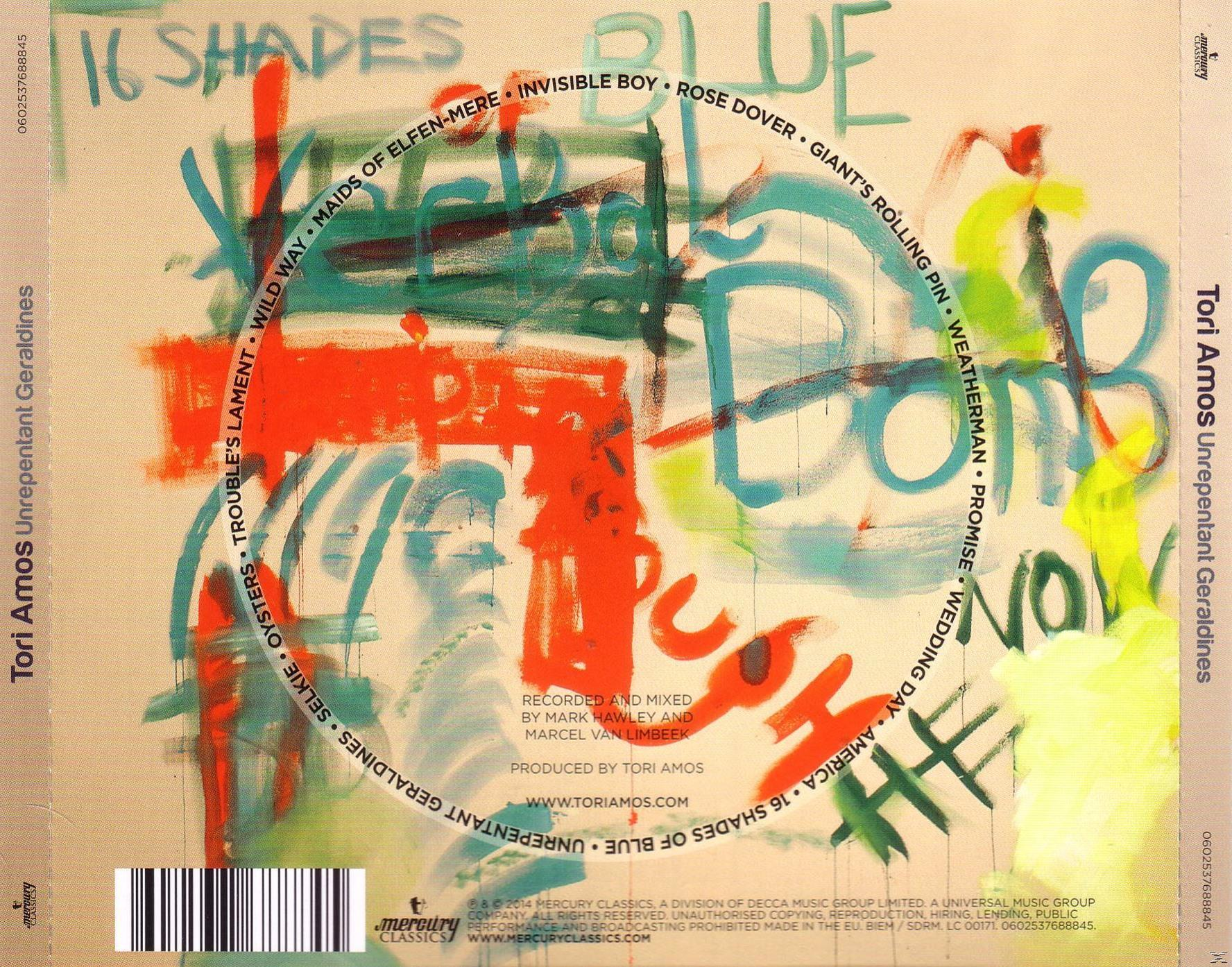 Albumcover: Abstrakte Kunst mit bunten Farbstrichen und Songtiteln.