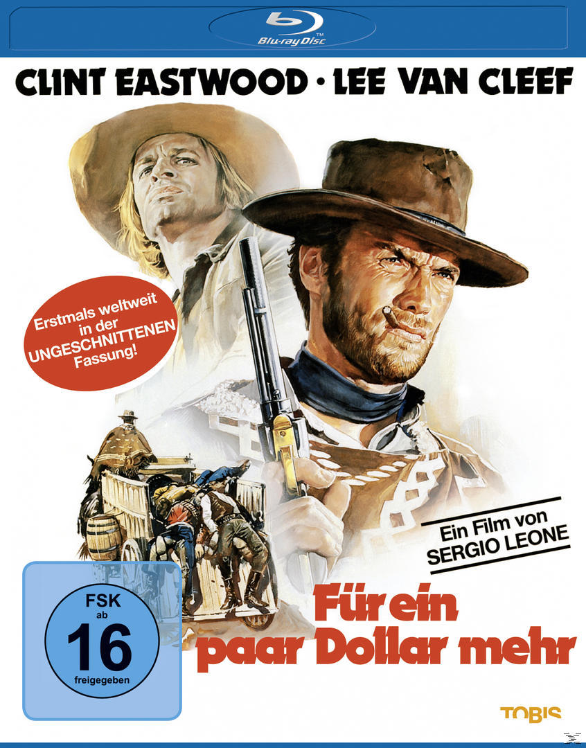 Filmplakat: Clint Eastwood und Lee Van Cleef in einem Western. Text auf Deutsch.