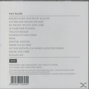 CD-Cover mit Titelliste und Künstler Max Raabe, weißer Hintergrund.