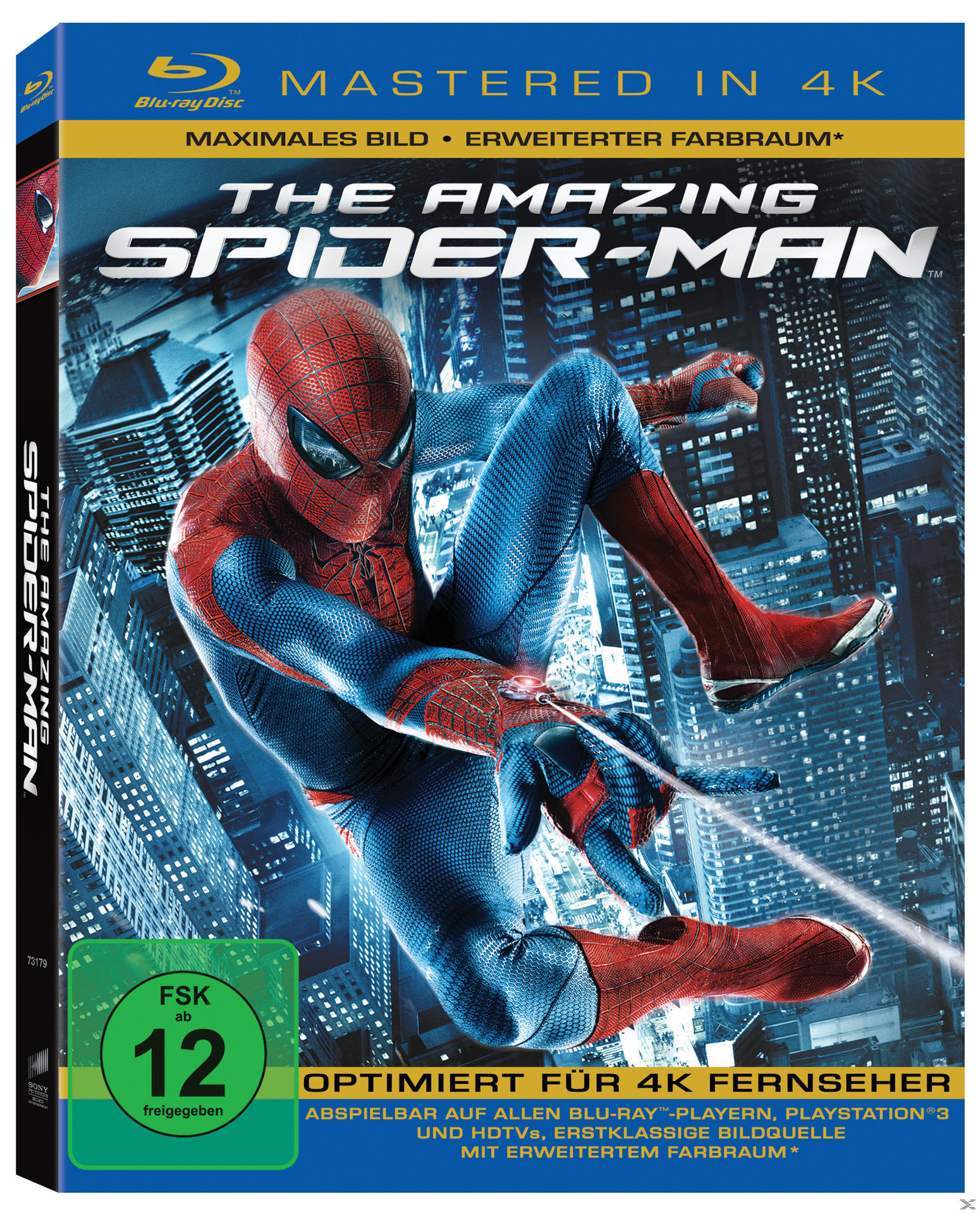 Blu-ray Amazing Mastered) The Spider-Man (4K