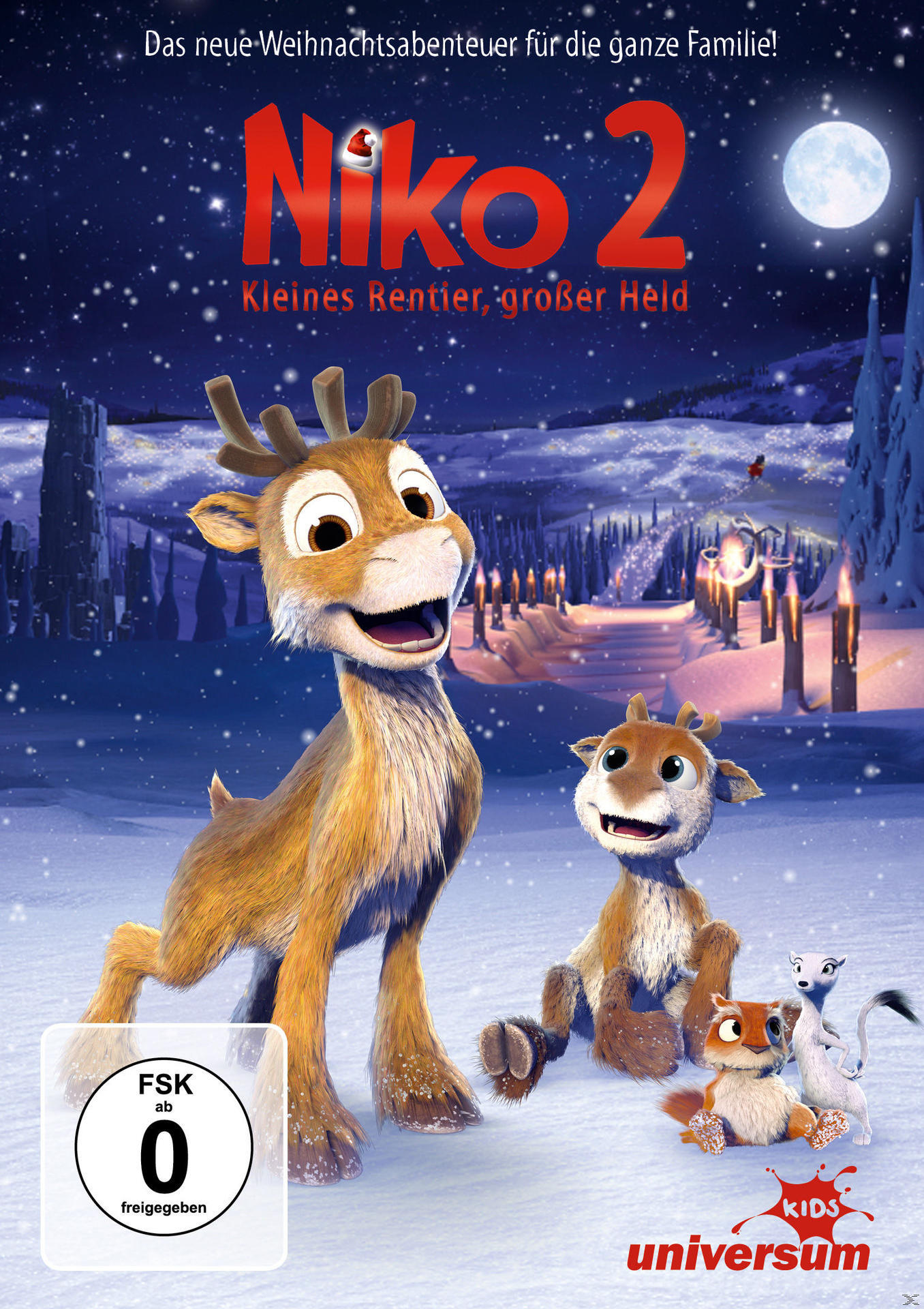 großer Niko DVD - Kleines 2 Rentier, Held