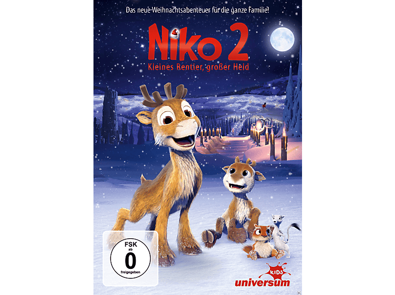 großer Niko DVD - Kleines 2 Rentier, Held