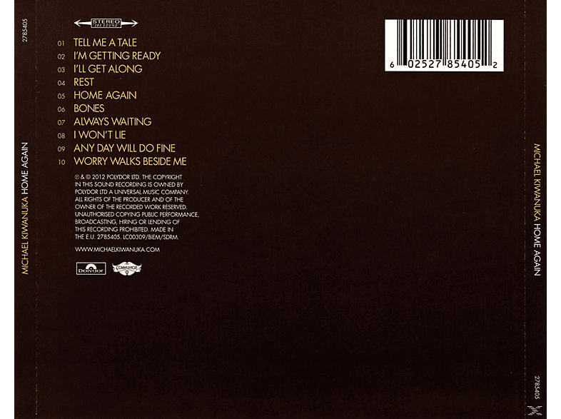 Thumbnail - Michael Kiwanuka - HOME AGAIN (CD)