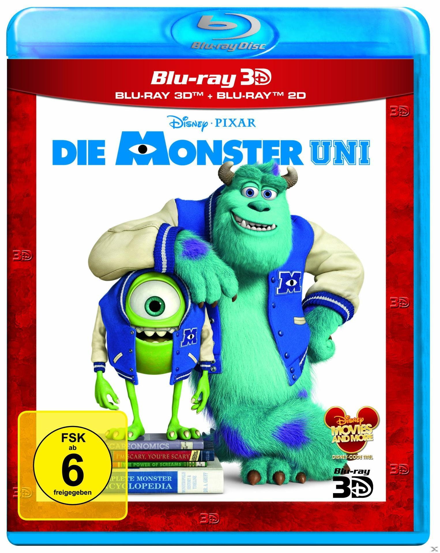 Die Monster Uni (Steelbook Edition) 3D Blu-ray