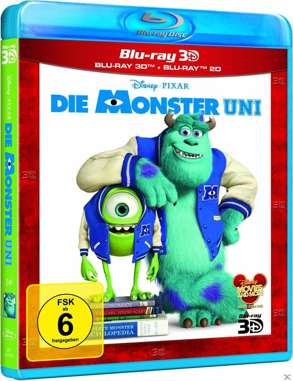 Die Monster Uni (Steelbook Edition) 3D Blu-ray