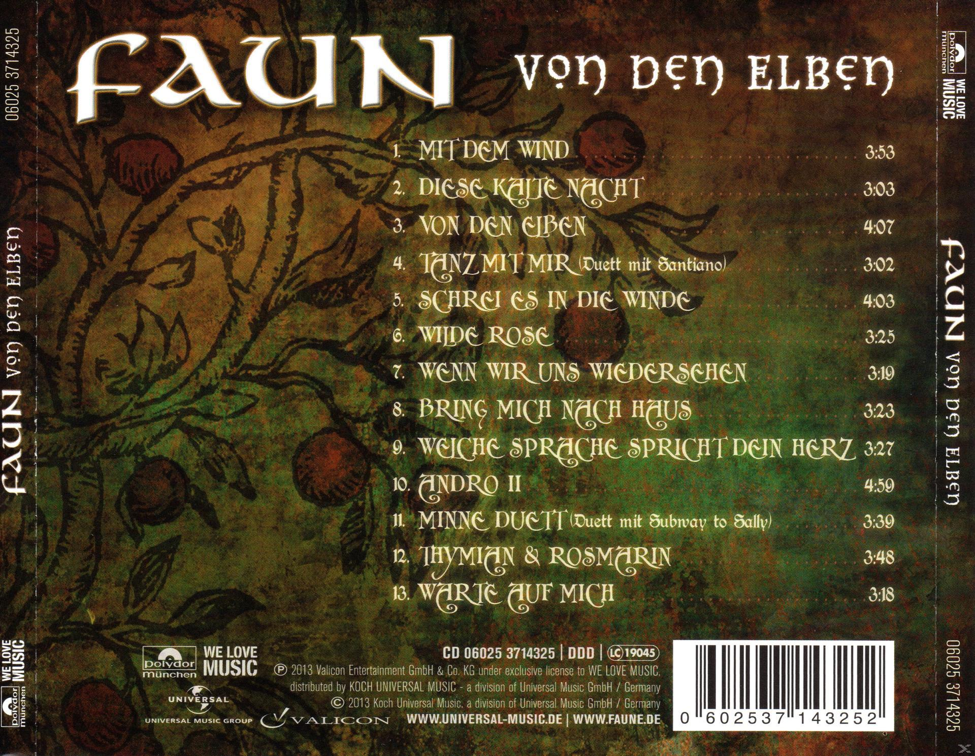 Faun - Von Den Elben  - (CD)