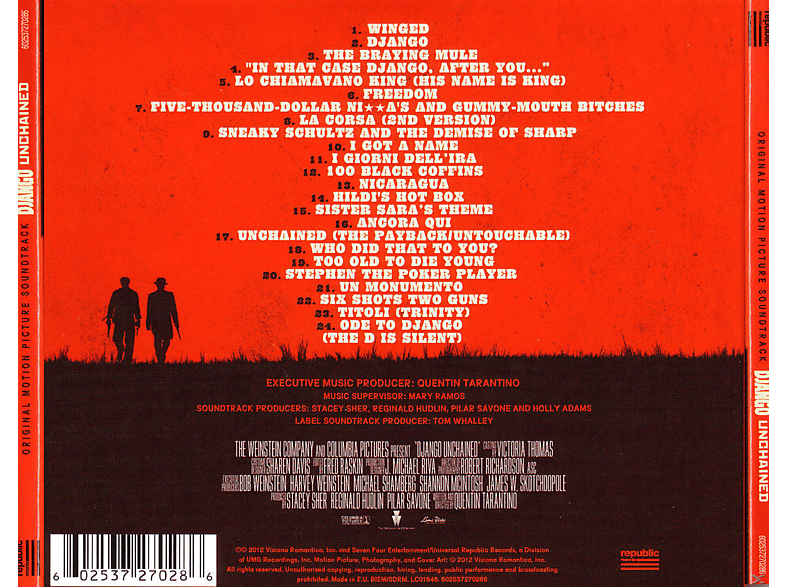 Verschillende artiesten - Quentin Tarantino's Django Unchained CD