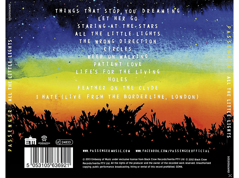 Thumbnail - Passenger - All The Little Lights (CD)