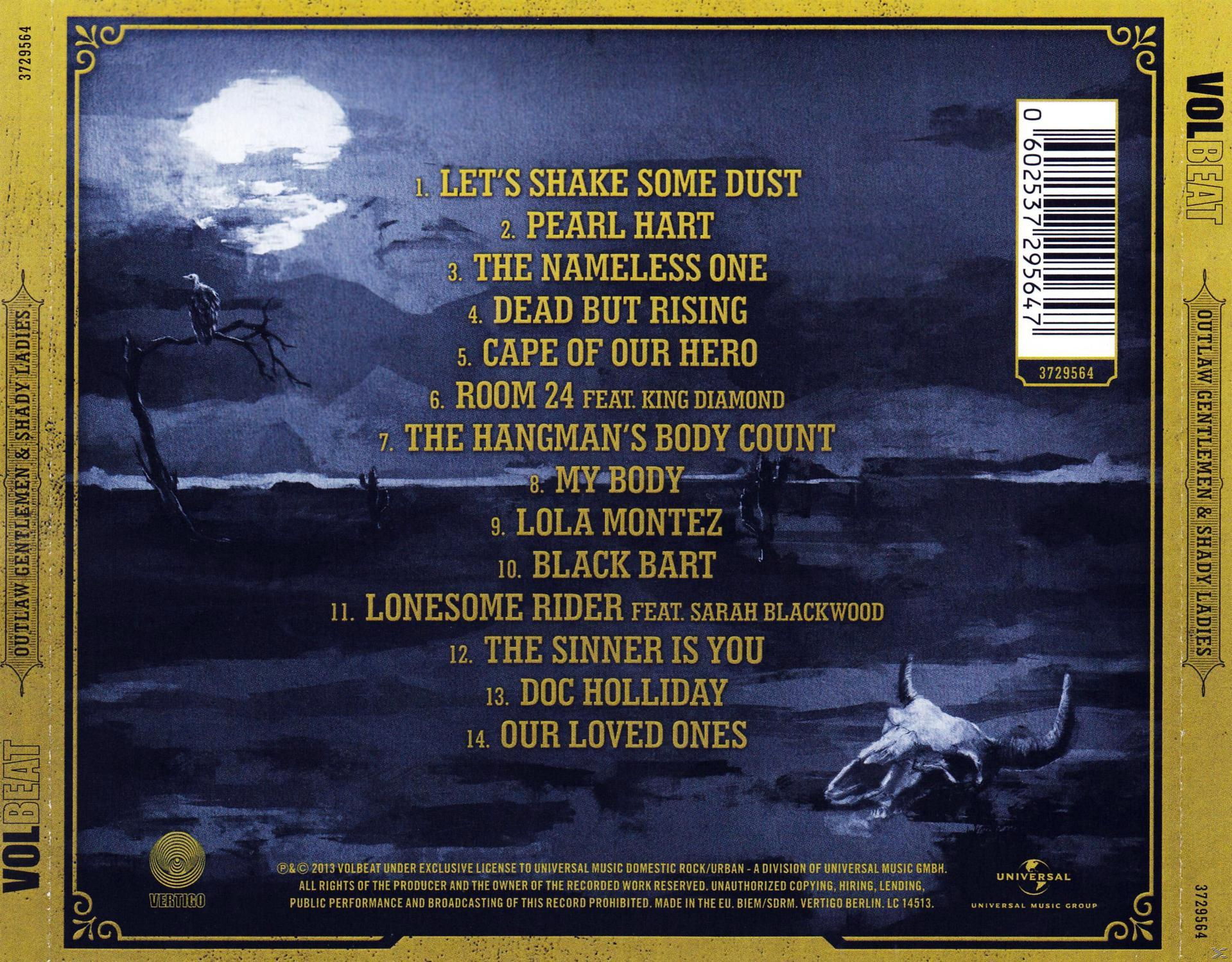 Albumcover mit Totenkopf, Wüstenszene und Songliste. Gold- und Blautöne.