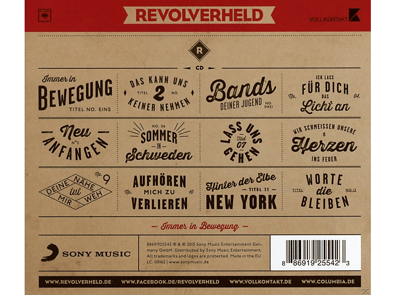 Thumbnail - Revolverheld - Immer In Bewegung (CD)