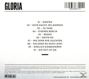 CD-Rückseite mit einer Liste von Songtiteln und Text. Der Hintergrund ist weiß.