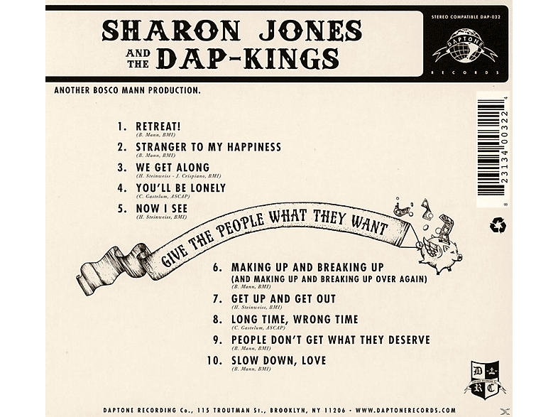 Thumbnail - Sharon Jones;The Dap - Kings Give The People What They Want (CD)