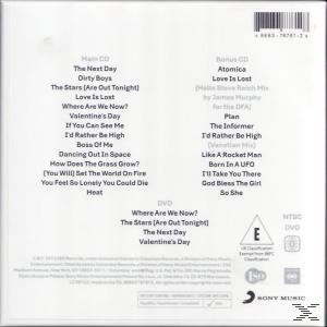 CD-Album-Rückseite mit Titellisten für Main CD, Bonus CD und DVD.