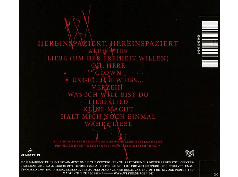 Thumbnail - Marius Müller-Westernhagen - Alphatier (CD)