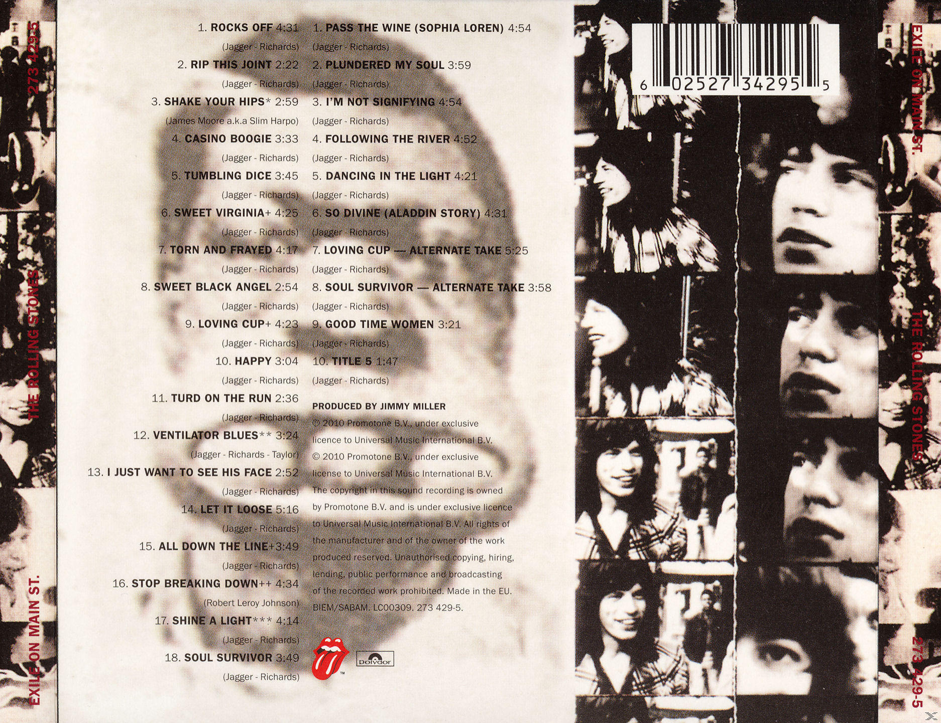 The Rolling Stones - - (CD) Exile Edition) Street (Remastered Main On Deluxe