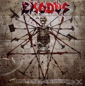 Albumcover mit einem Skelett mit Waffen. Der Hintergrund ist rot und schwarz. Die Band ist Exodus.