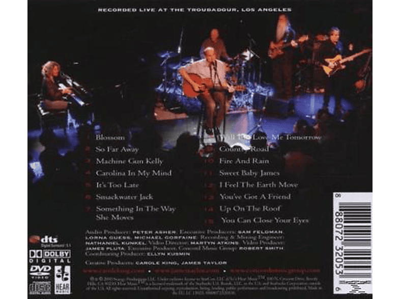Carole King, James Taylor - Live At The Troubadour  - (CD + DVD Video)