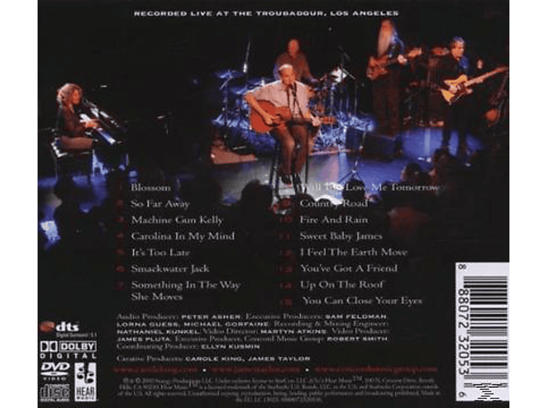 Carole King, James Taylor – Live At The Troubadour – (CD + DVD Video)
