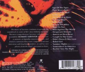 Albumrückseite. Text listet Songs und Credits auf. Bild eines Tigers und ein verschwommener Hintergrund.