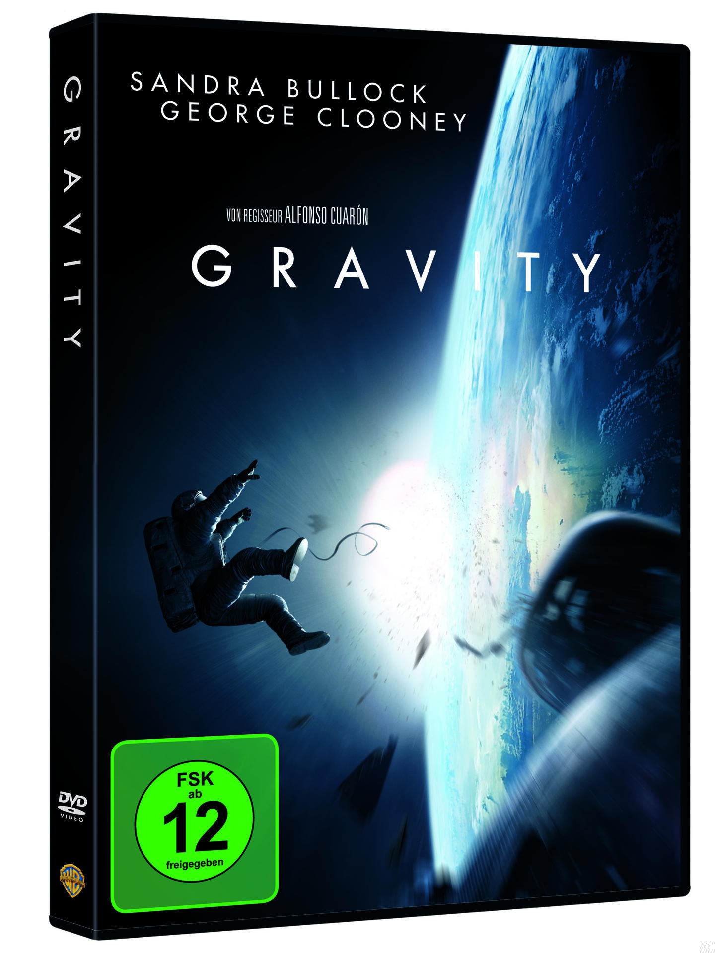 DVD-Box-Set mit Astronaut im Weltraum, Erde und Text in Schwarz.