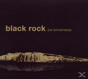 Albumcover: 'black rock' von Joe Bonamassa vor dunklem Hintergrund.
