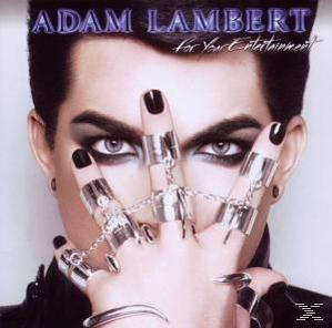CD-Cover mit Adam Lambert. Er verdeckt sein Gesicht mit seinen Händen.