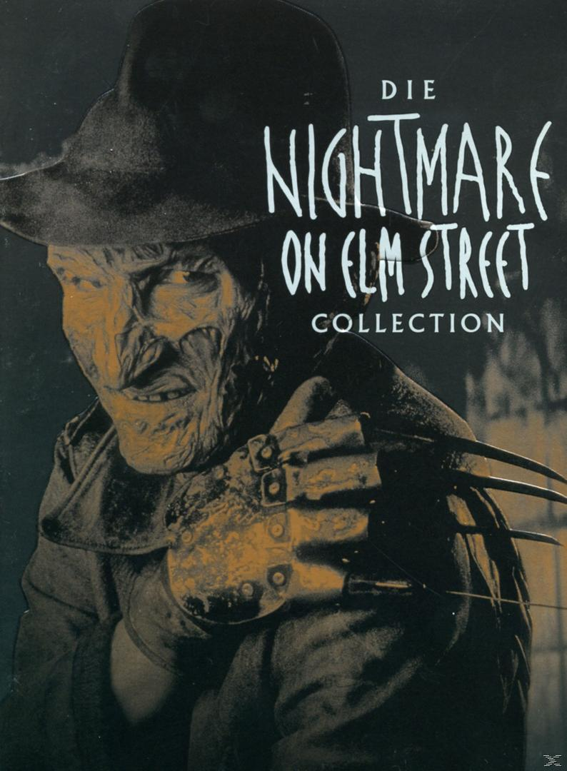 Filmcover mit Freddy Krueger, der Titel ist oben in Weiß geschrieben. Hintergrund: eine dunkle Szene.
