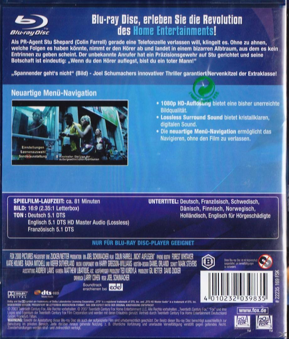 Rückseite einer Blu-ray Disc mit Text und Bildern.
