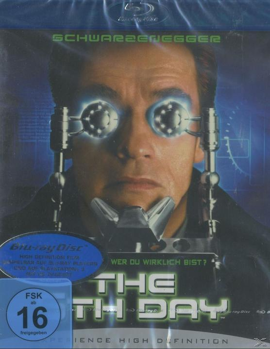 Blu-ray-Cover: Schwarzeneggers Gesicht mit Sci-Fi-Augenimplantaten.