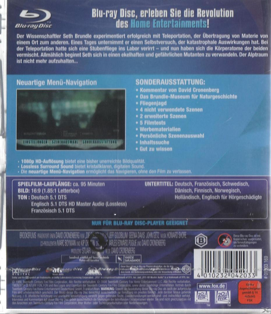 Rückseite einer Blu-ray Disc. Text auf Deutsch über einen Film, mit Logos und Details.