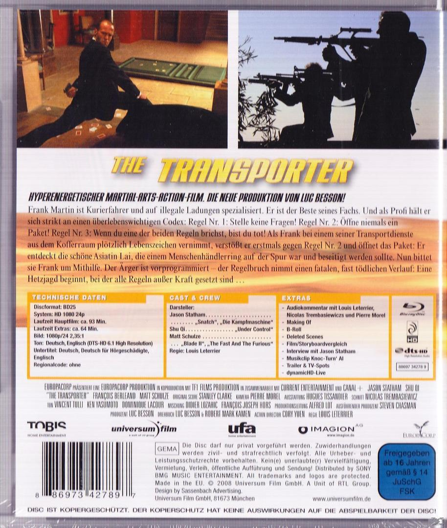 Rückseite einer DVD-Hülle mit technischen Daten und Besetzungs-/Crewlisten. Text auf Deutsch.